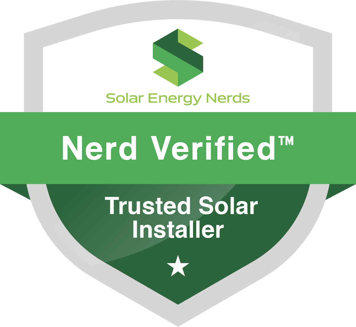 Nerd Verified — Trusted Solar Installer badge